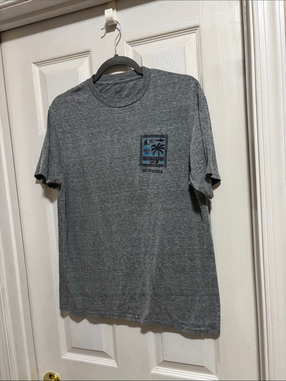 Men's Gray Bermuda Graphic Tee